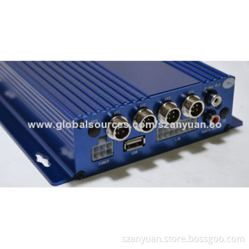 Mobile DVR, Supports GPS and 3G, 32GB SD Card and USB, with Simultaneous Audio and Video Recording